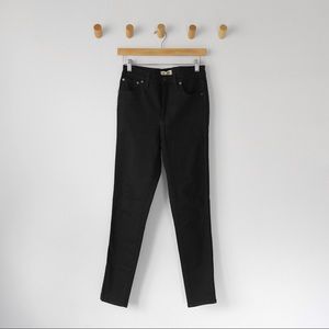 M A D E W E L L • High Riser Skinny Skinny Jean in Black
